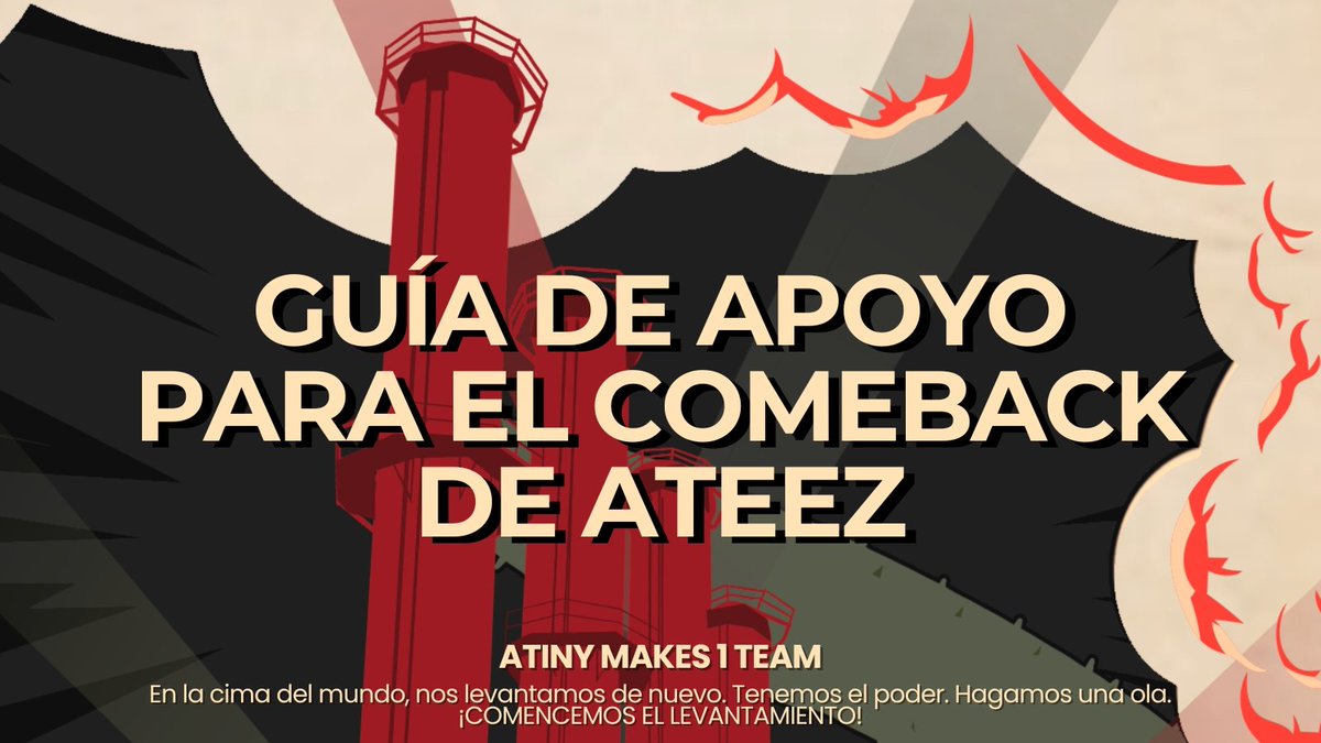 ateez_venezuela's tweet photo. 📢 [GUÍA DE APOYO PARA EL COMEBACK DE ATEEZ]

Todas las guías y proyectos de streaming y charts coreanos, votaciones, streaming y charts internacionales, streaming y promociones de Youtube

 ATINY MAKES 1 TEAM
 #OnTheRise #ATEEZ #에이티즈 @ATEEZofficial https://t.co/cIAgSAeQlg