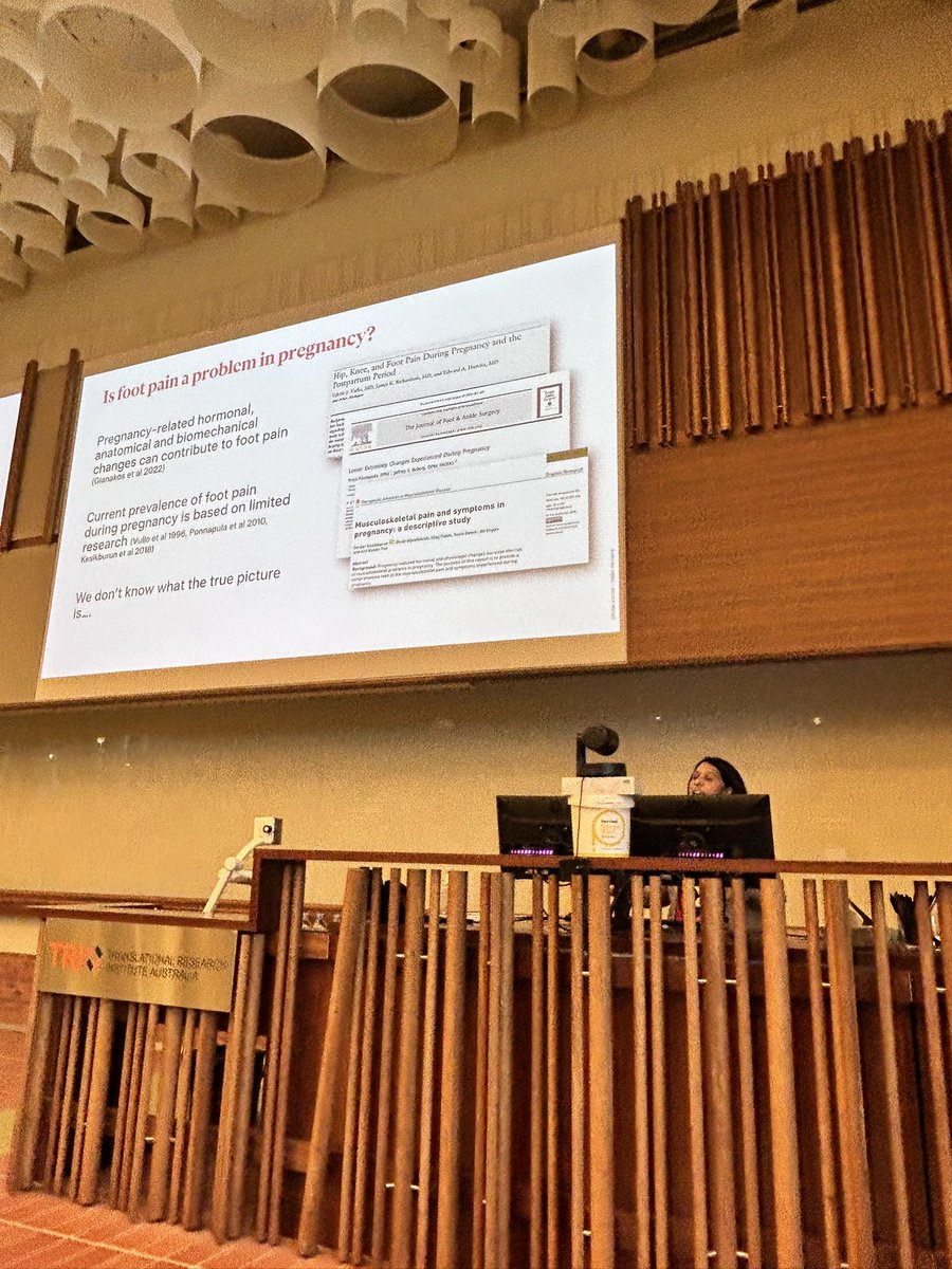 Dr Dilani Mendis outlines foot pain in pregnancy and it’s impact on daily life. Over 50% women experience foot pain in pregnancy which persists postpartum. 
#QldFamilyCohort #Symposium <a href="/QLDFamilyCohort/">QLD Family Cohort</a>
