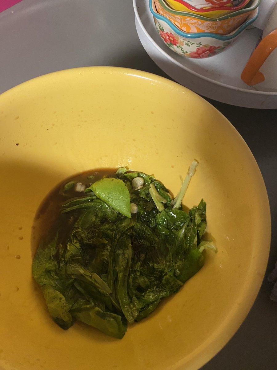 ScottHCF's tweet image. Killed lettuce and soup beans. Southern supper.