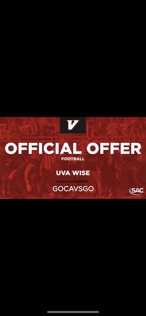 Extremely blessed to say I have received an offer from UVA wise!! @Coach_LopezCavs @ZER0_T0LERNCE <a href="/CoachNice_SMHS/">" DB WHISPERER " Demetrius Sanderlin - Lucas</a> #GOCAVSGO