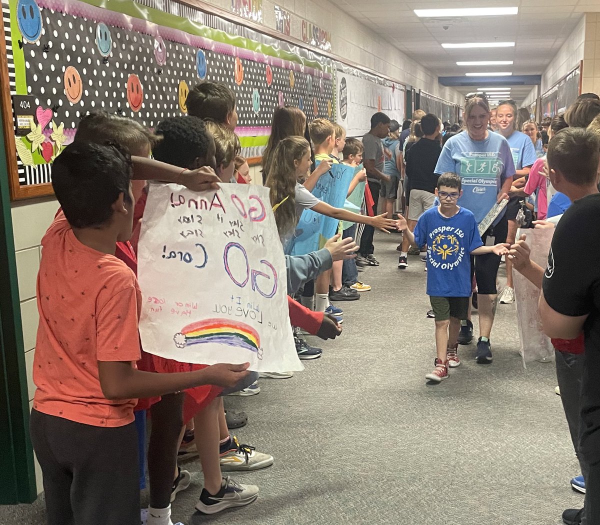 FierceFolsom's tweet photo. Today was Prosper ISD’s Special Olympics and we sent off Team Folsom this morning. They represented us well and took home many awards. We are so proud of our hard working athletes and our students who cheered them on! https://t.co/cDfmPpCHJj