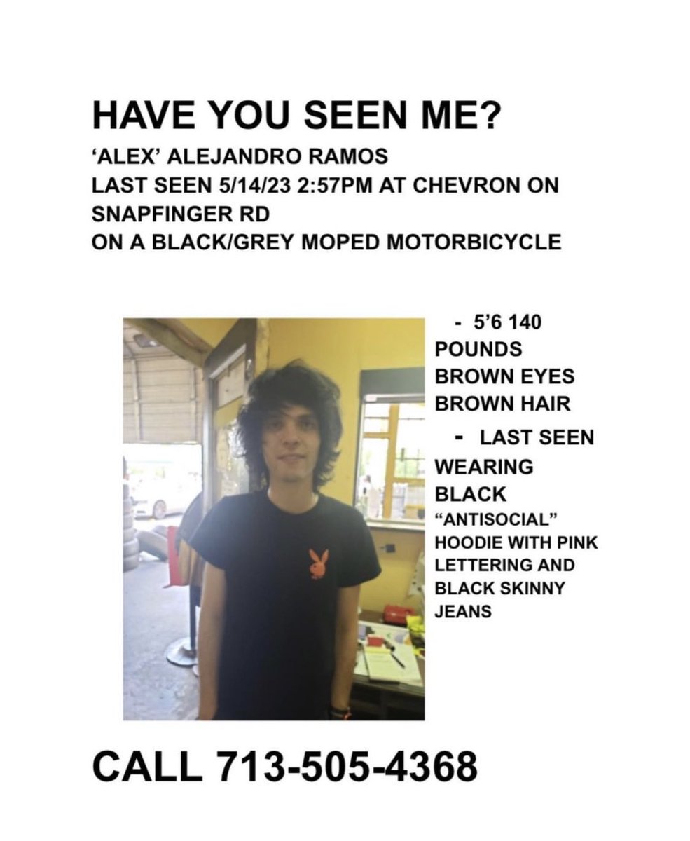 _hnscc___'s tweet photo. #helpfindalexramos #alexramos https://t.co/Mq5AmLOd8F