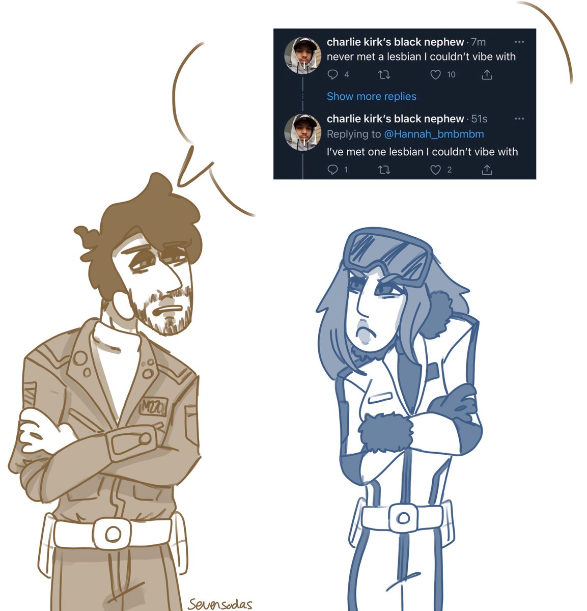 soda_is_asleep's tweet photo. I had a vision and I ran with it #iswm #inspacewithmarkiplier #headengineermark #celcifkelvina https://t.co/GomVwUhBwh