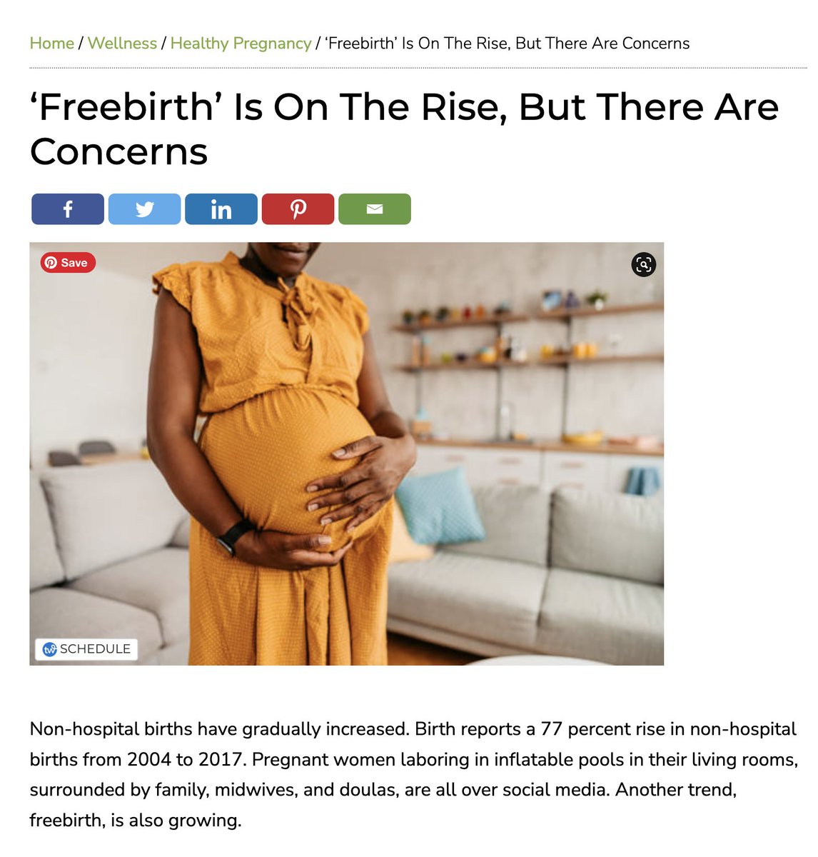 PplaSocial's tweet photo. Talitha Phillips, Doula and CEO of @clarishealthla comments on freebirth in @blackdoctor_org 
https://t.co/X5PNz8ePCY #doula #birth #freebirth #familyplanning https://t.co/aPwyfGAHKl