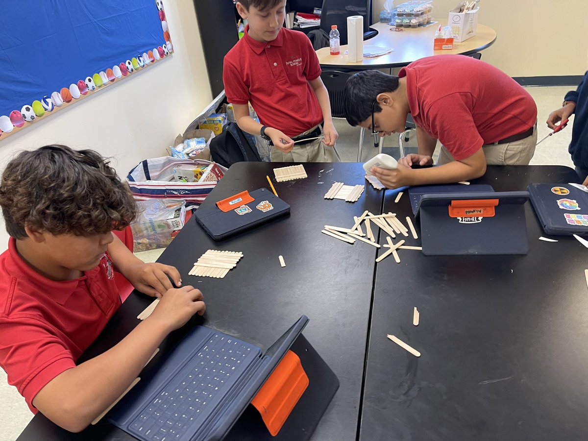 1jetsfanlc's tweet photo. What do we do after testing? We have an awesome stem challenge where we review fifth grade standards and dive into sixth grade! Higher order thinking, collaboration and fun all rolled into one. #futureengineers #learningtothelastday @DCSSouthside https://t.co/c2Xk4YAaFT