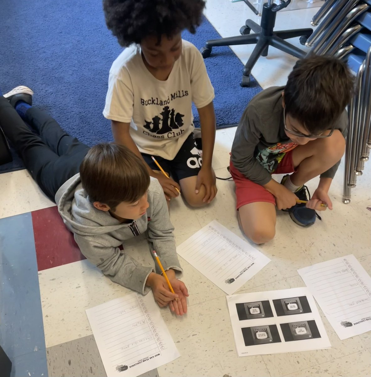 MsLinehanBMES's tweet photo. 3rd grade solved some pretty tricky Mad Gabs today. Definitely gave their brain a workout! Can you solve any? 
@ModedraBMES @PWCSGiftedEd https://t.co/jdNDT9bWwN