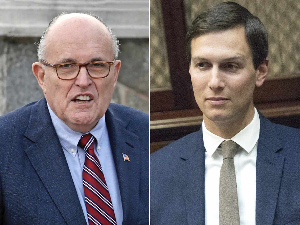 OccupyDemocrats's tweet image. BREAKING NEWS: Former U.S. Attorney demands that the Justice Department and the FBI launch an immediate investigation into Donald Trump, his son-in-law Jared Kushner and his former lawyer Rudy Giuliani in order to get to the bottom of the new bombshell allegations that they…