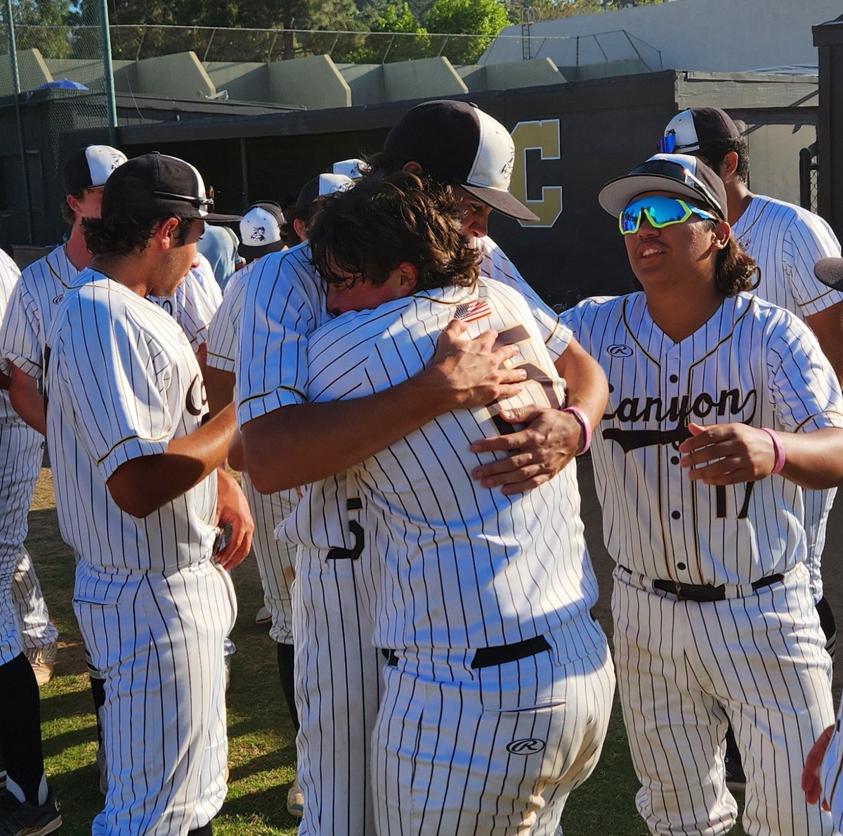 <a href="/SteveFryer/">Steve Fryer</a> <a href="/ocvarsity/">ocvarsity</a> Canyon defeats Linfield Christian 7-3 to advance to CIF-SS Div. 4 finals l. JP Suva excellent in relief. Pitches 4.1 innings, gives up 2 hits and 1 run. Canyon scores 6 in the 4th.