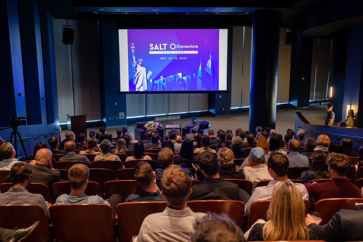 iconnections_io's tweet photo. What a spectacular opening reception at SALT iConnections New York 🔥@SALTConference @Scaramucci #capintro #SALTiConnectionsNY #Mets https://t.co/PvdGUJ3DBN