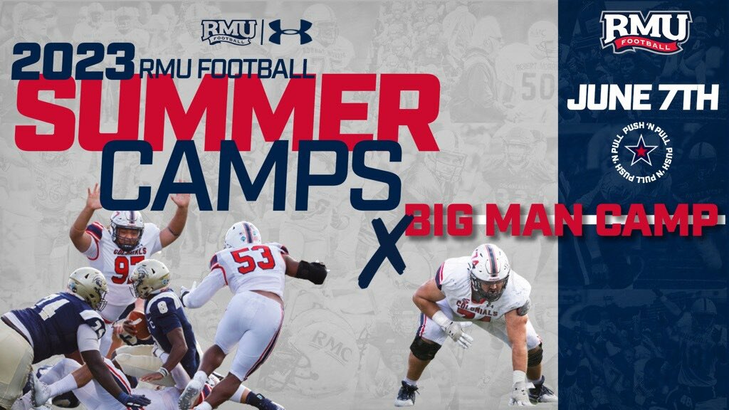 JakeBobbin's tweet photo. Great opportunities to get better @RMU_Football summer camps‼️. Sign up with the link below 

https://t.co/v2GKiVxAJT https://t.co/oo2ySPVoGh