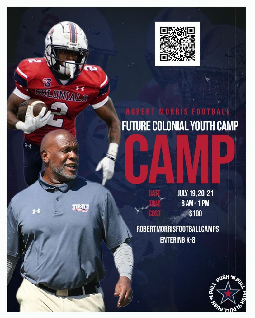 JakeBobbin's tweet photo. Great opportunities to get better @RMU_Football summer camps‼️. Sign up with the link below 

https://t.co/v2GKiVxAJT https://t.co/oo2ySPVoGh
