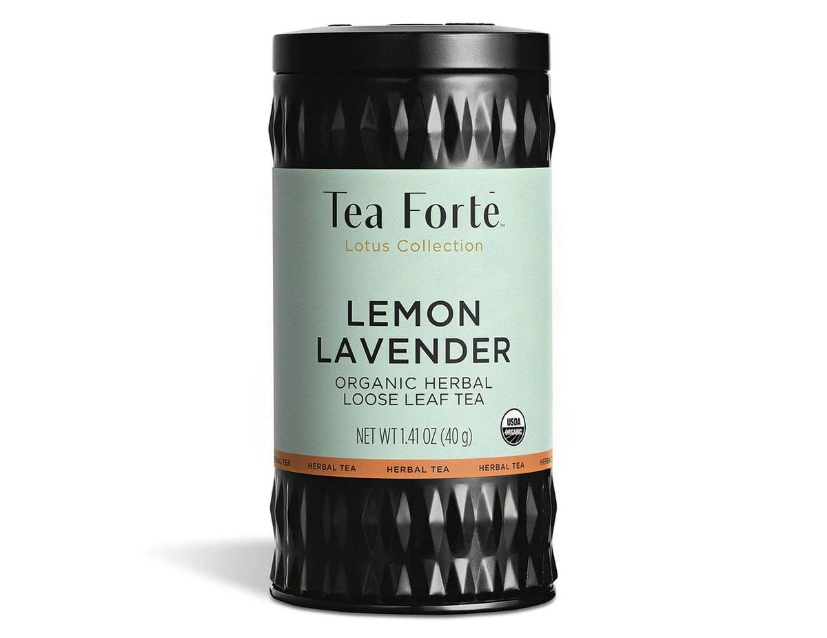 LOOSE LEAF TEA CANISTERS LEMON LAVENDER TEA from #TeaForte #GiftGivingSimplified #Gifts #GiftShop #ShopLocal #CaldwellNJ 🇺🇸 #SmithCoGifts 💙 #Wellness