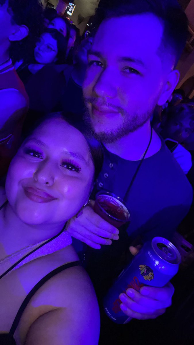 Lunar_rabbit26's tweet photo. Hereโs a photo bomb of how it went last night. I had a blast with @FSCrashGear and Mama Kali Uchis winked at me so thereโs definitely nothing that anyone can do to ever take me off this high I feel #RMIV #KaliUchis https://t.co/bZjvBixTS0