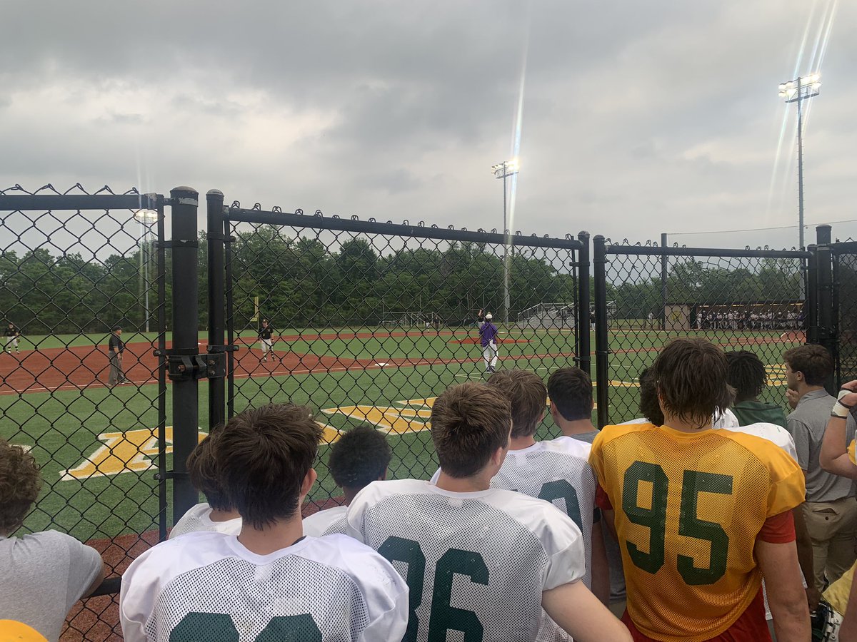 StXAdmissions's tweet photo. Love seeing our guys support one another! @StXTigersBSB @StXTigersFB #bandofbrothers #WeAreStX https://t.co/l4Zwr4s6MQ