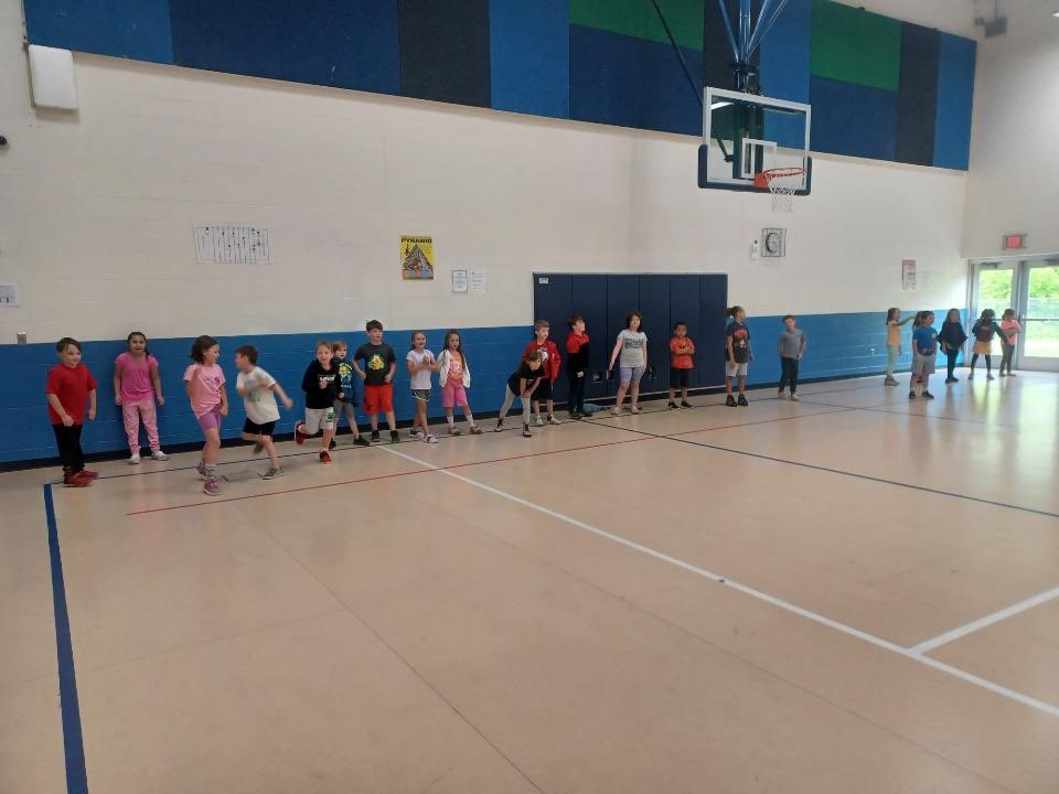 Mrs_Ray_1st's tweet photo. We had so much fun playing our dodgeball game against Mr. Myers! https://t.co/OAMgRYea9E