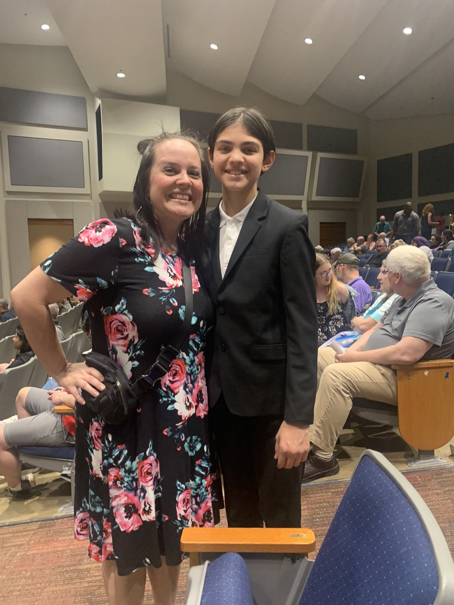 GESThompson's tweet image. Oh this was so good for my teacher heart.🥰 loved receiving an invite to these now 6th (almost 7th! 🙈) graders to attend their band performance! ♥️ @HeritageBroncos  @GESStars  #gesshineon