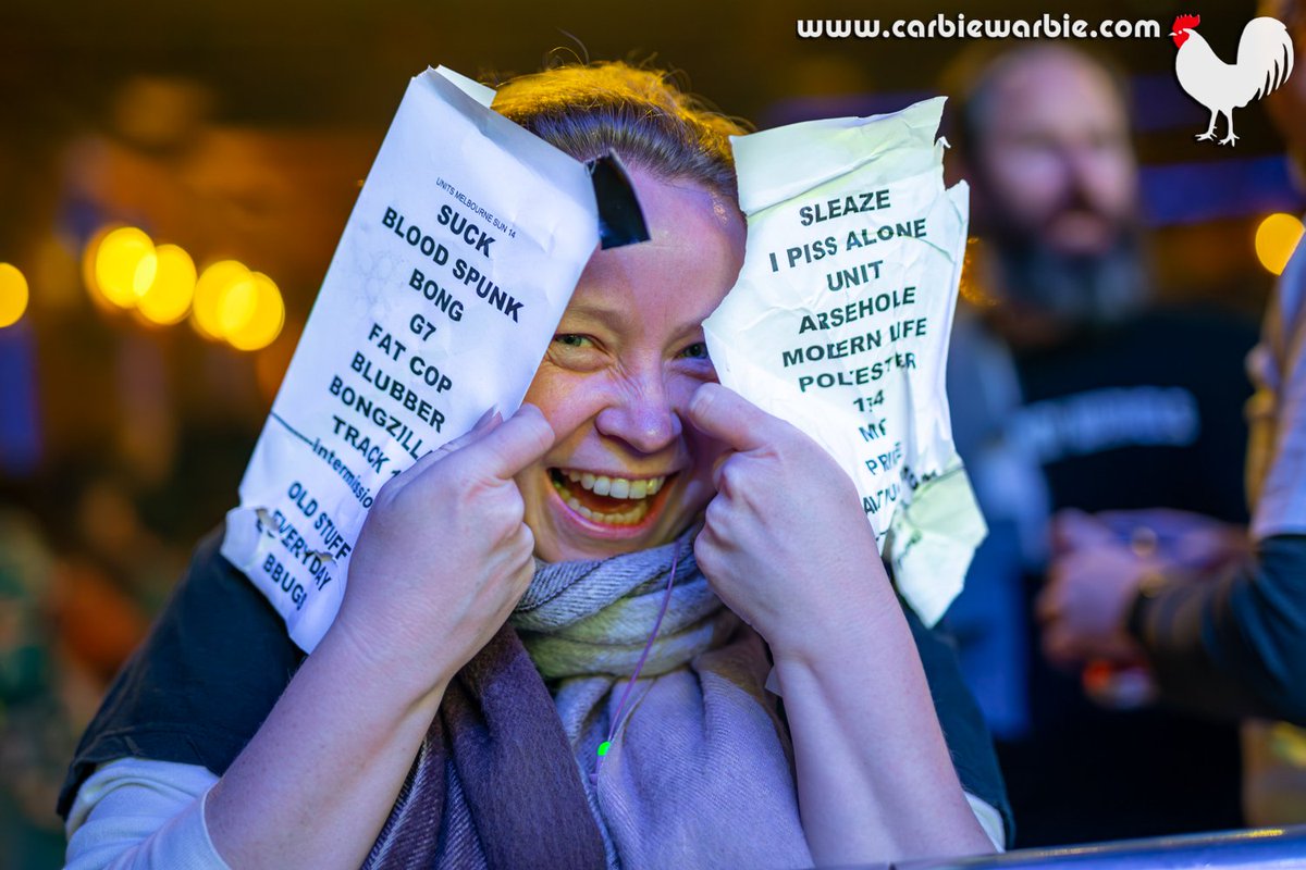 ๐๐ช๐ป๐ซ๐ฒ๐ฎ ๐ฆ๐ช๐ป๐ซ๐ฒ๐ฎ ๐ (@carbiewarbie) on Twitter photo ๐ The unbridled joy of scoring a SET LIST after such a FUN gig by <a href="/Regurgitators/">Regurgitator</a> at the <a href="/ForumMelbourne/">Forum Melbourne</a> - no matter how tattered, stomped on or torn it is.๐๐ฆถโ๏ธ๐ชโค๏ธโก๏ธ๐ #Regurgitator #ForumTheatre ๐ The unbridled joy of scoring a SET LIST after such a FUN gig by <a href="/Regurgitators/">Regurgitator</a> at the <a href="/ForumMelbourne/">Forum Melbourne</a> - no matter how tattered, stomped on or torn it is.๐๐ฆถโ๏ธ๐ชโค๏ธโก๏ธ๐ #Regurgitator #ForumTheatre