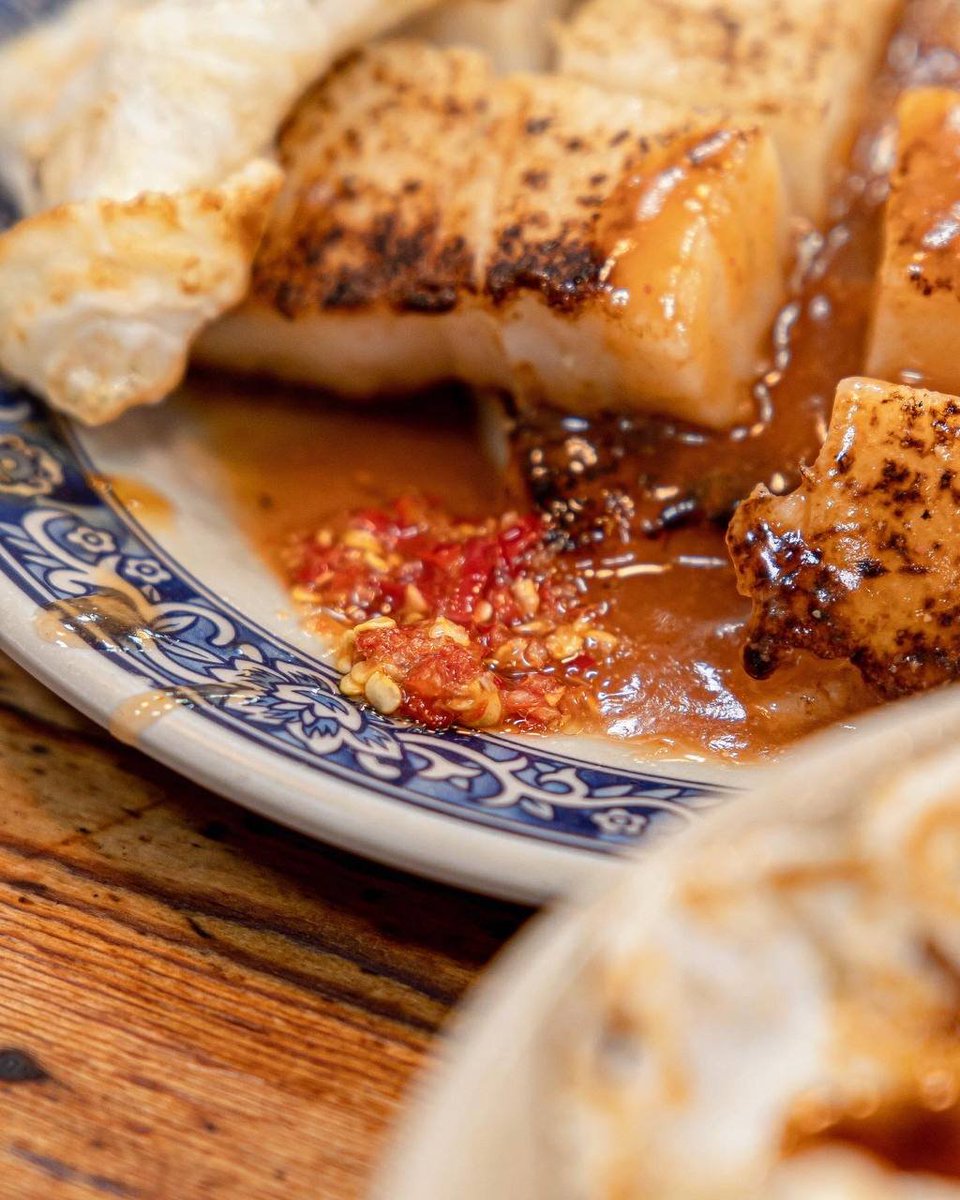 大根もちに半熟目玉焼き😋😋😋