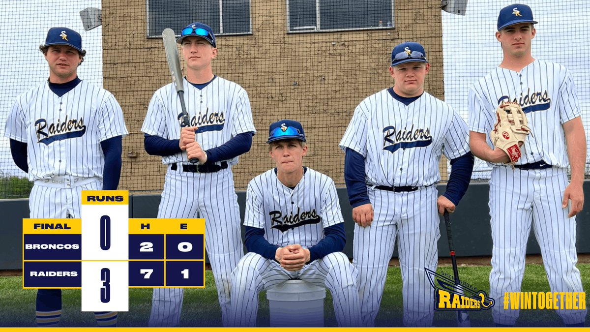 Shenandoah Baseball (@doahbaseball) on Twitter photo Senior night special! 17-3 overall, 7-0 in MEC and clinched overall MEC championship!
<a href="/cosenbaugh24/">Collin Osenbaugh</a> 5IP | 0H | 11K and added RBI
<a href="/drew_fredenburg/">Drew Fredenburg</a> 2-3 | 2B
<a href="/gavinw721/">Gavin Wilson</a> 1R
@EthanLoy10 1-3 | RBI
<a href="/GlowderGabe/">Gabe Lowder</a> 1R
<a href="/BrookbankCarson/">Carson Brookbank</a> 1-3 | R
<a href="/jarrett_helman/">Jarrett Helman</a> 1-2 | RBI Senior night special! 17-3 overall, 7-0 in MEC and clinched overall MEC championship!
<a href="/cosenbaugh24/">Collin Osenbaugh</a> 5IP | 0H | 11K and added RBI
<a href="/drew_fredenburg/">Drew Fredenburg</a> 2-3 | 2B
<a href="/gavinw721/">Gavin Wilson</a> 1R
@EthanLoy10 1-3 | RBI
<a href="/GlowderGabe/">Gabe Lowder</a> 1R
<a href="/BrookbankCarson/">Carson Brookbank</a> 1-3 | R
<a href="/jarrett_helman/">Jarrett Helman</a> 1-2 | RBI