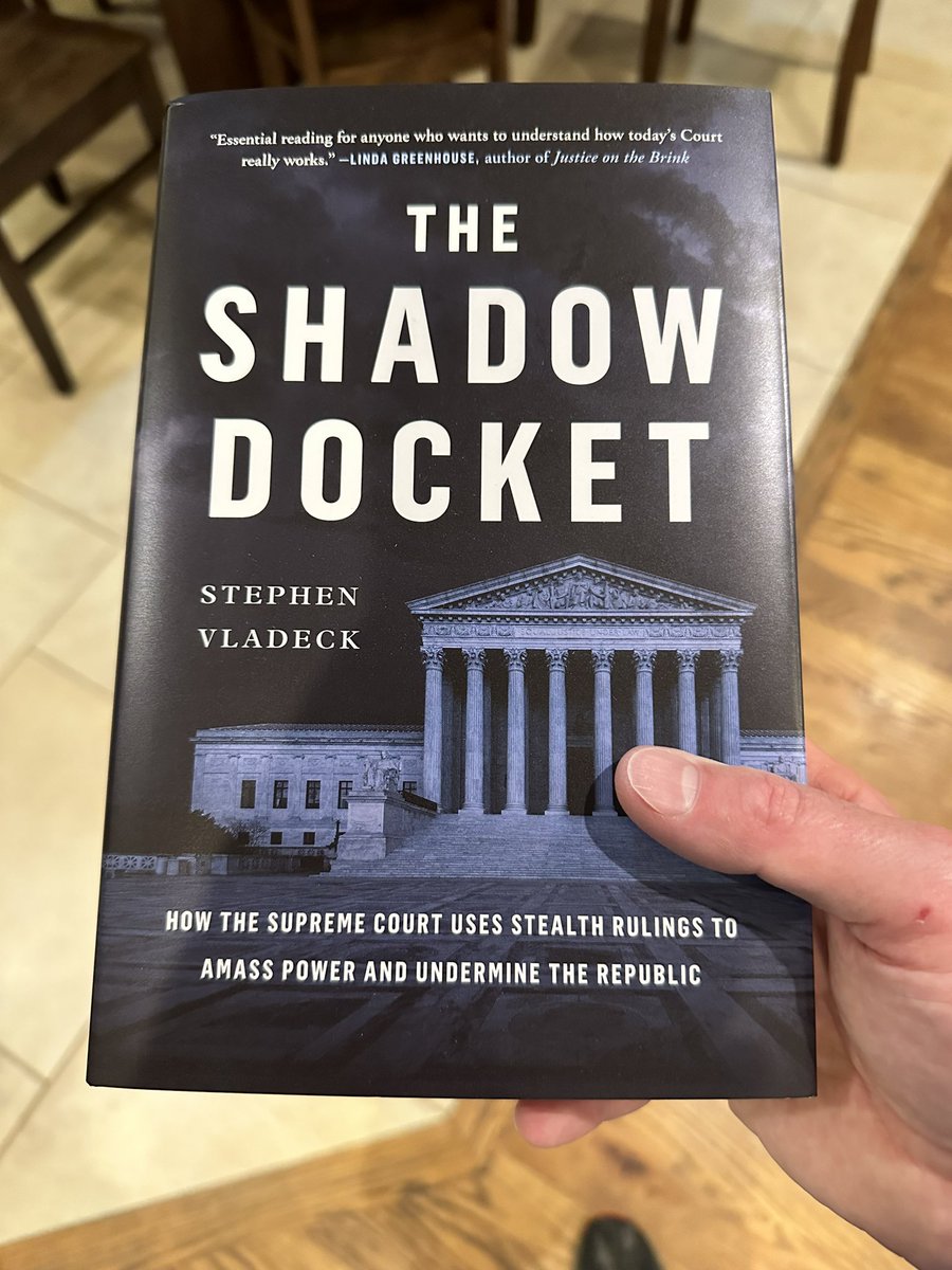 RobSmith031978's tweet photo. I now get to read about the Court…when I’m not already reading about the Court for work. Thanks, @steve_vladeck? https://t.co/PXlLvAvbVJ