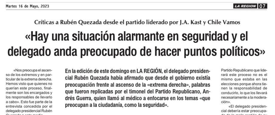 FrenteAmplioIV's tweet photo. Algunos ex candidatos de derecha se sorprenden con un Delegado Presidencial como @QuezadaGaete que este dispuesto a hacer política mientras hace su pega liderando la región de Coquimbo y coordinando acciones para combatir la delincuencia! Esos son liderazgos imprescindibles hoy! https://t.co/pCbolO5Vow