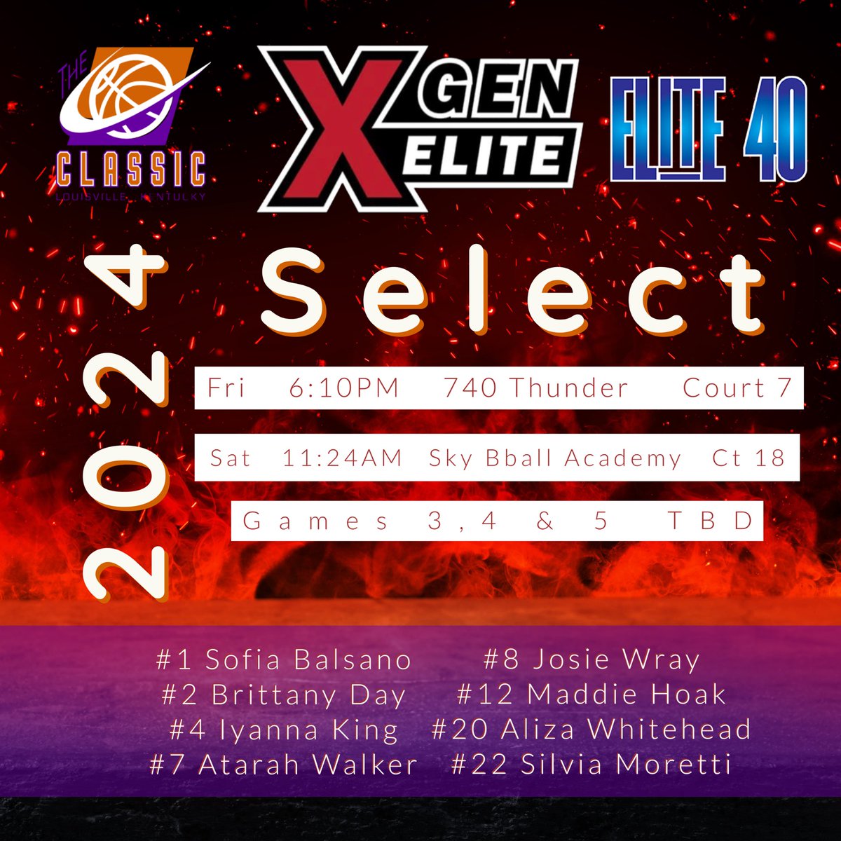 We are headed to Louisville, KY this weekend ✈️ Come check us out 👀 2024 Select