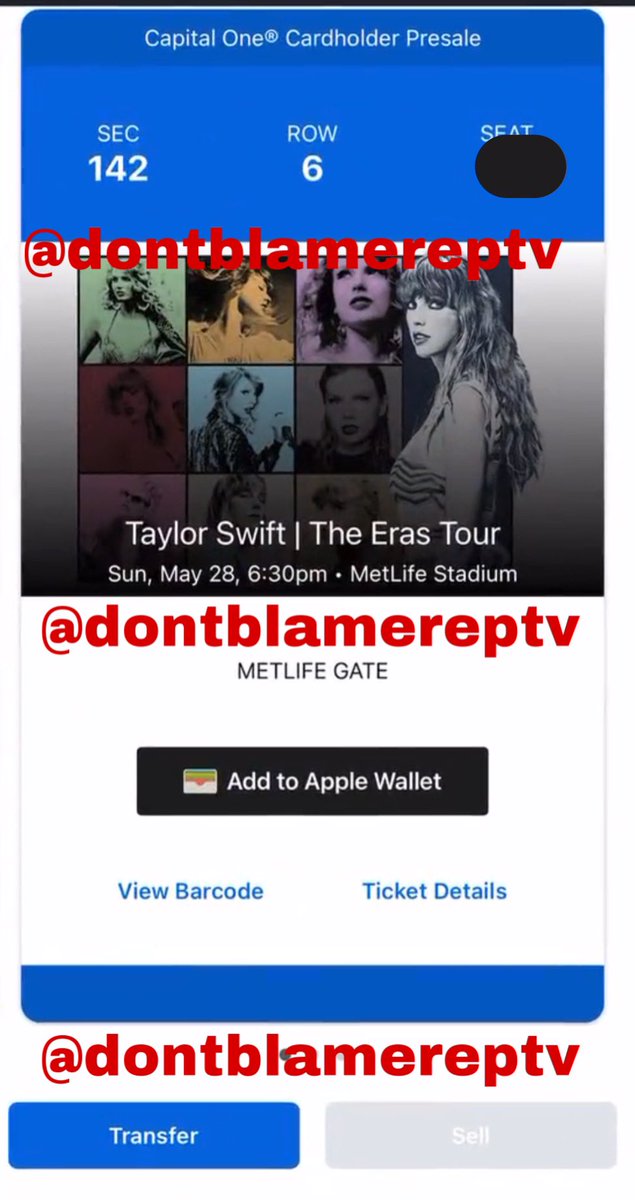 Eras Tour Resell tweet media