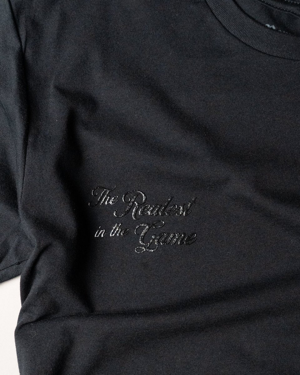 RepresentLTD's tweet image. BLACK ON BLACK // GLOSSY SUPER GEL

The Realest in the Game collection out now // REPHARD.com

#represent #therealest #oversizedtee #representltd #rephard #neverestablished #madexreal

REPRESENT®️ // THE REALEST IN THE GAME