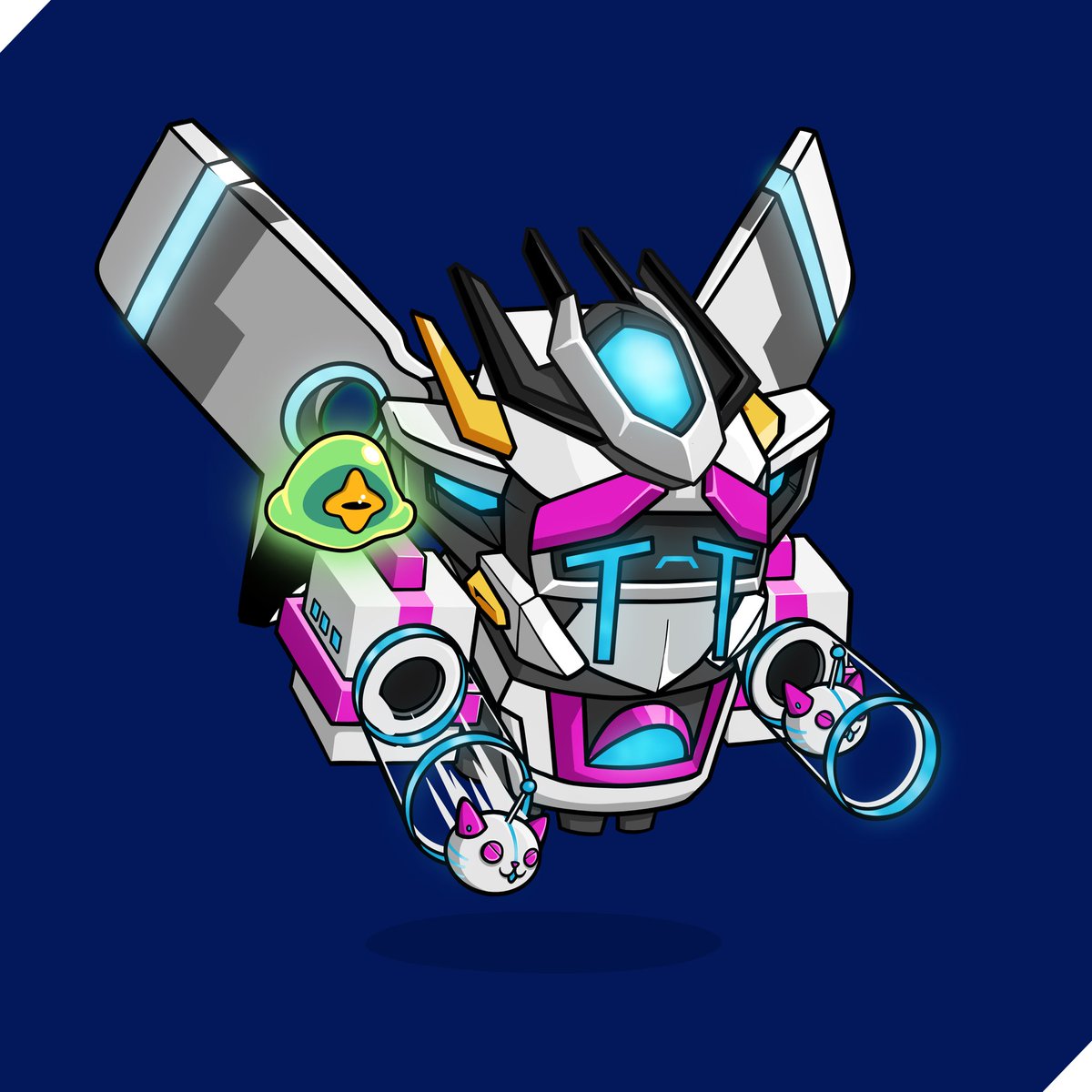 Auto1____'s tweet image. My @BoredApeYC HV-MTL power source revealed the extremely rare Pussy Popper weapon.