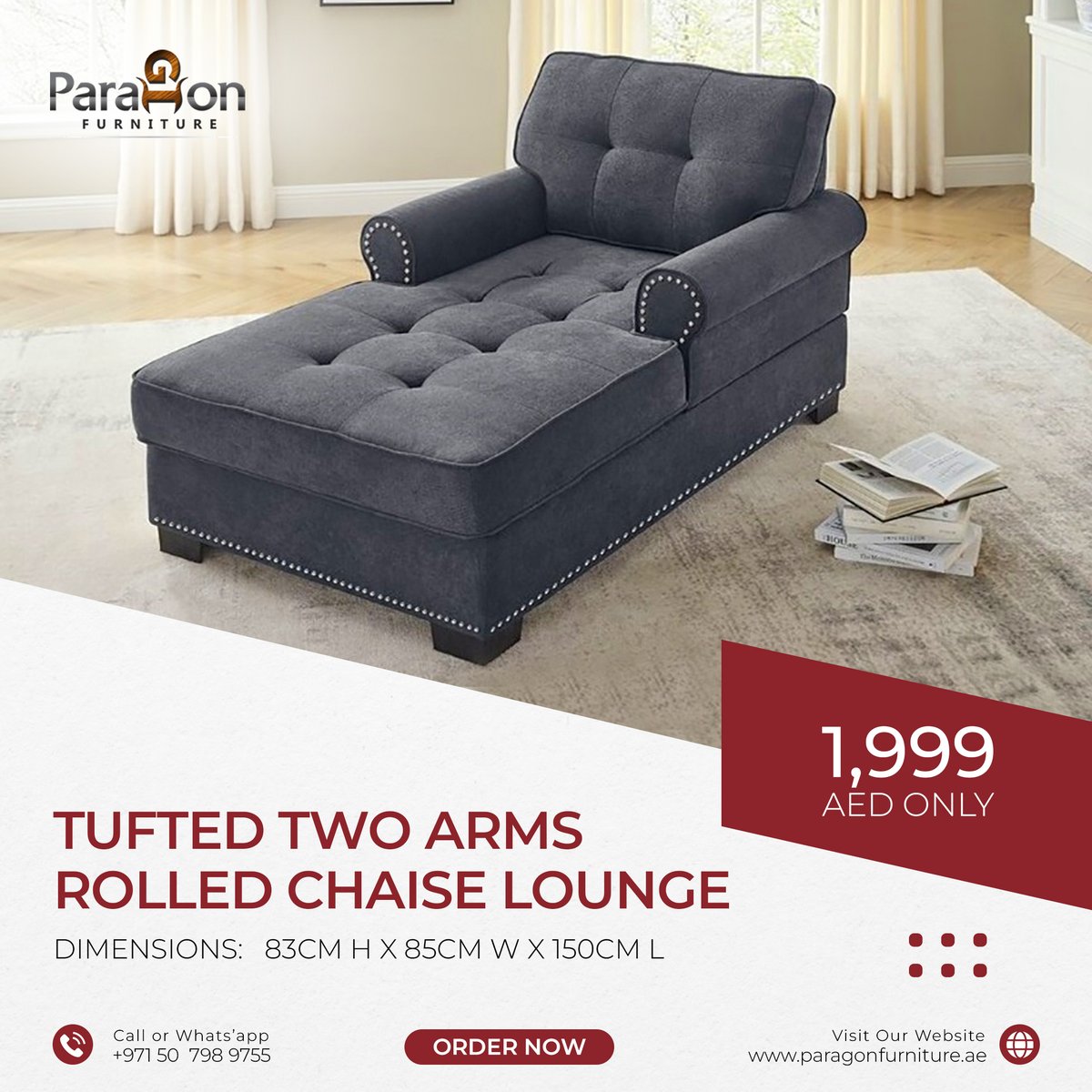 paragonfurnitur's tweet image. "Unwind in style with our comfortable and chic chaise lounges. Whether you're reading a book or enjoying a moment of solitude, our lounges offer the perfect spot to lounge and recharge. 🌿🏡💤 #chaiselounge #relaxationstation #cozycomfort"

✅️ paragonfurniture.ae