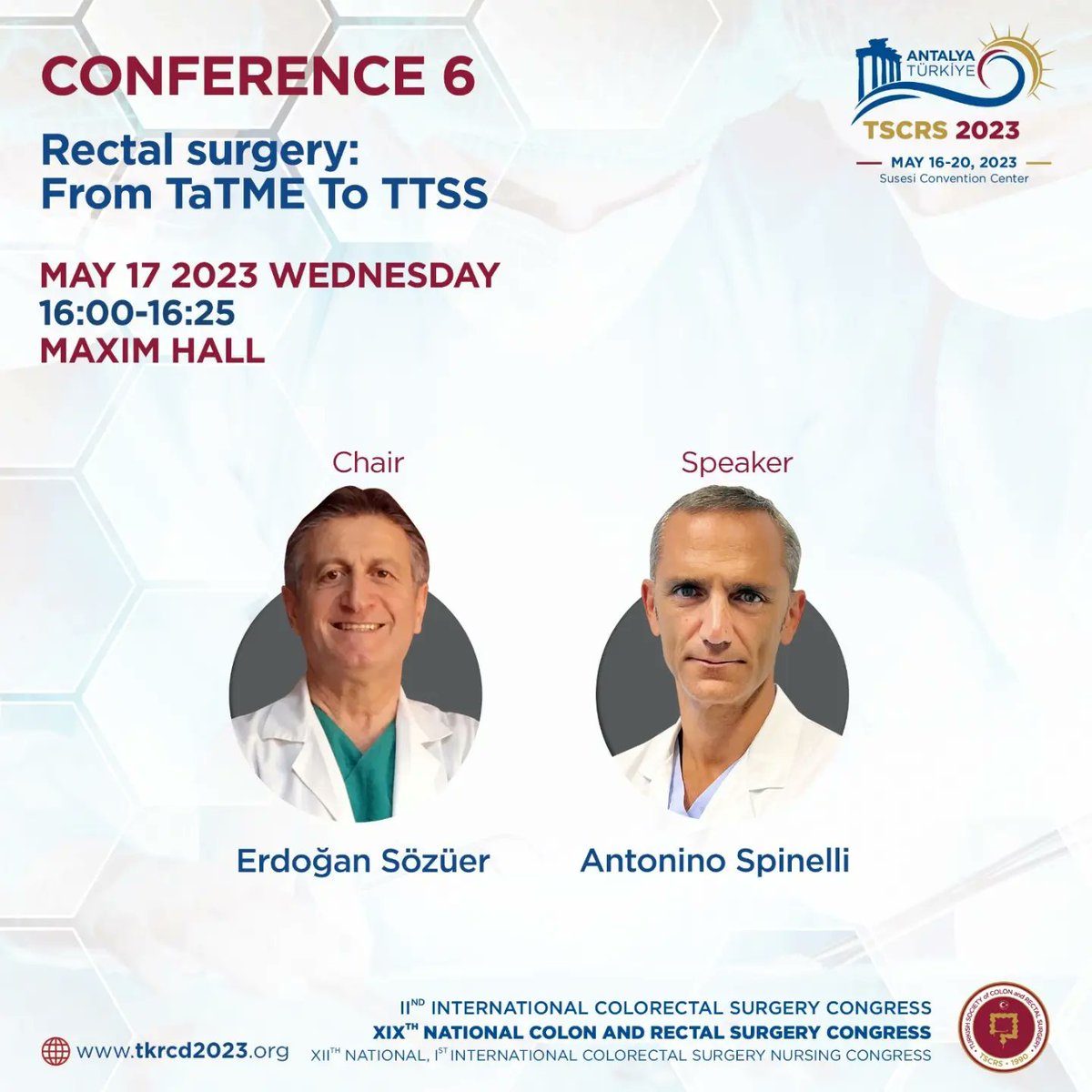 Antonino Spinelli'den Rektum Cerrahisi: TaTME'den TTSS'ye Konferansı #TKRCD2023

Conference on Rektum Surgery: From TaTME to TTSS by Antonino Spinelli #TSCRS2023