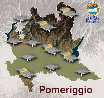 astrogeo_va's tweet photo. Meteo di oggi: molto nuvoloso con piogge sparse sulla bassa padana, specie al mattino, poi locali rovesci saranno possibili nel pomeriggio sulla fascia prealpina e pedemontana. Non esclusa qualche schiarita irregolare. https://t.co/N9SeeUXawa