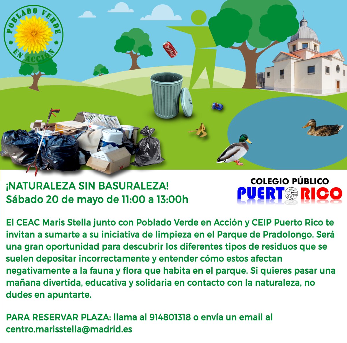 Os invitamos a participar este sábado día 20 de mayo: