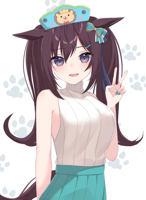 フォロワーさん7000人突破しました! ありがとうございます! 記念にツインテドーベルちゃんを... #ウマ娘 #メジロドーベル