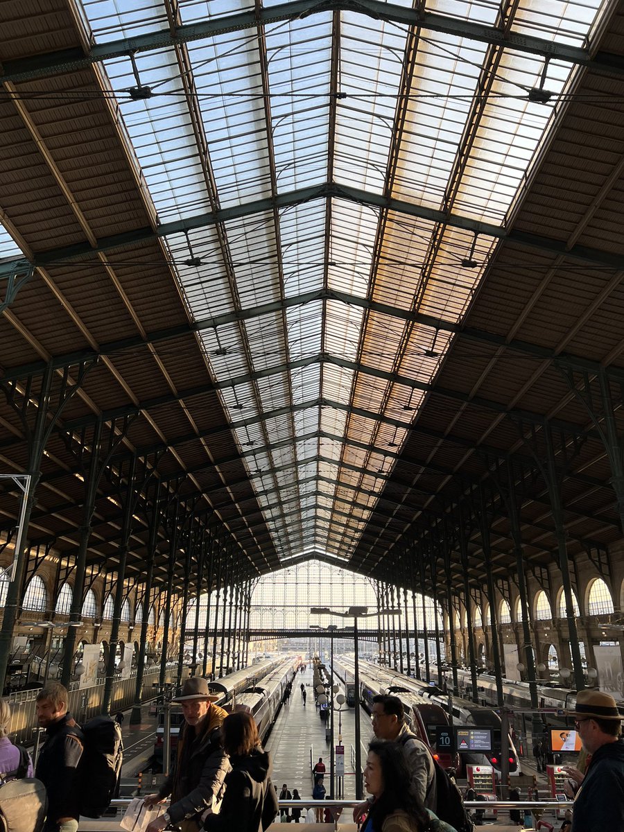 On my way to London this morning! 🚊