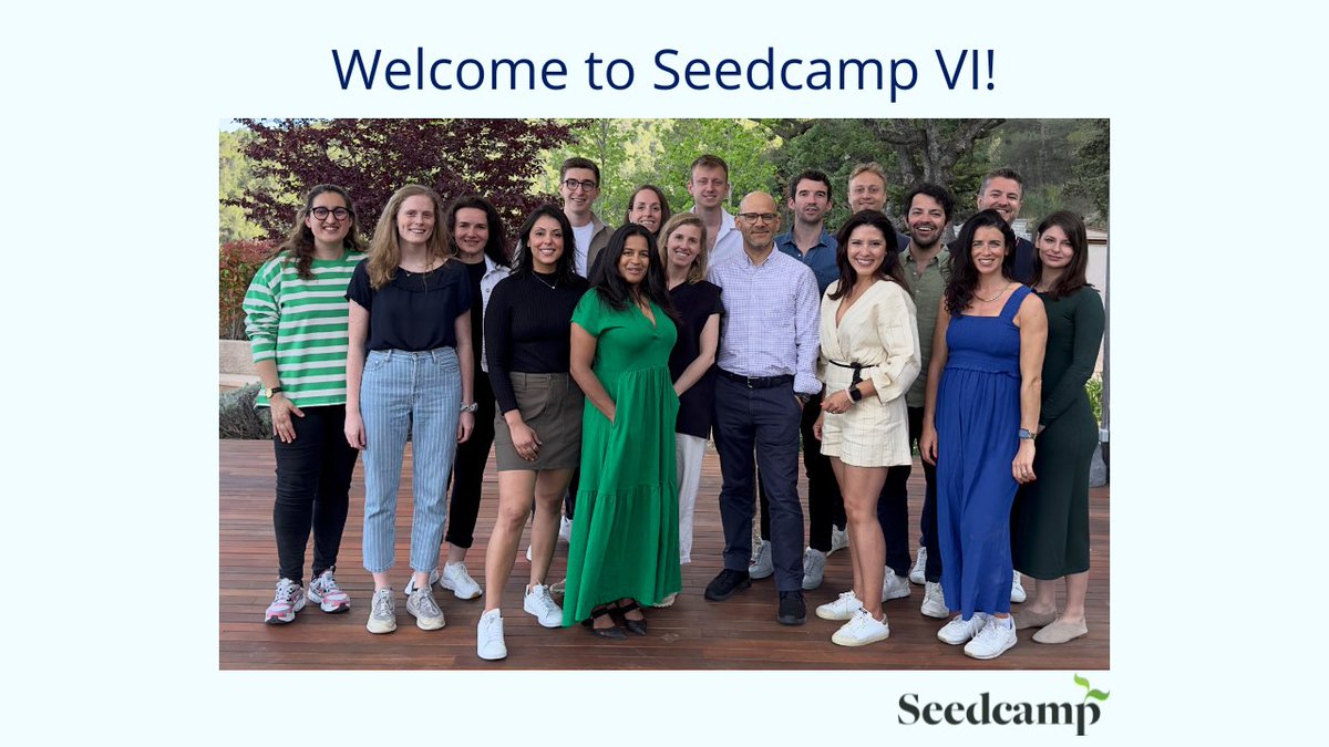 Welcome to Seedcamp Fund VI! 💥 With our new $180 M fund we'll invest early in the next 100 most ambitious European companies - from Angel to Seed rounds. Join the Seedcamp Nation! sdca.mp/SeedcampVI