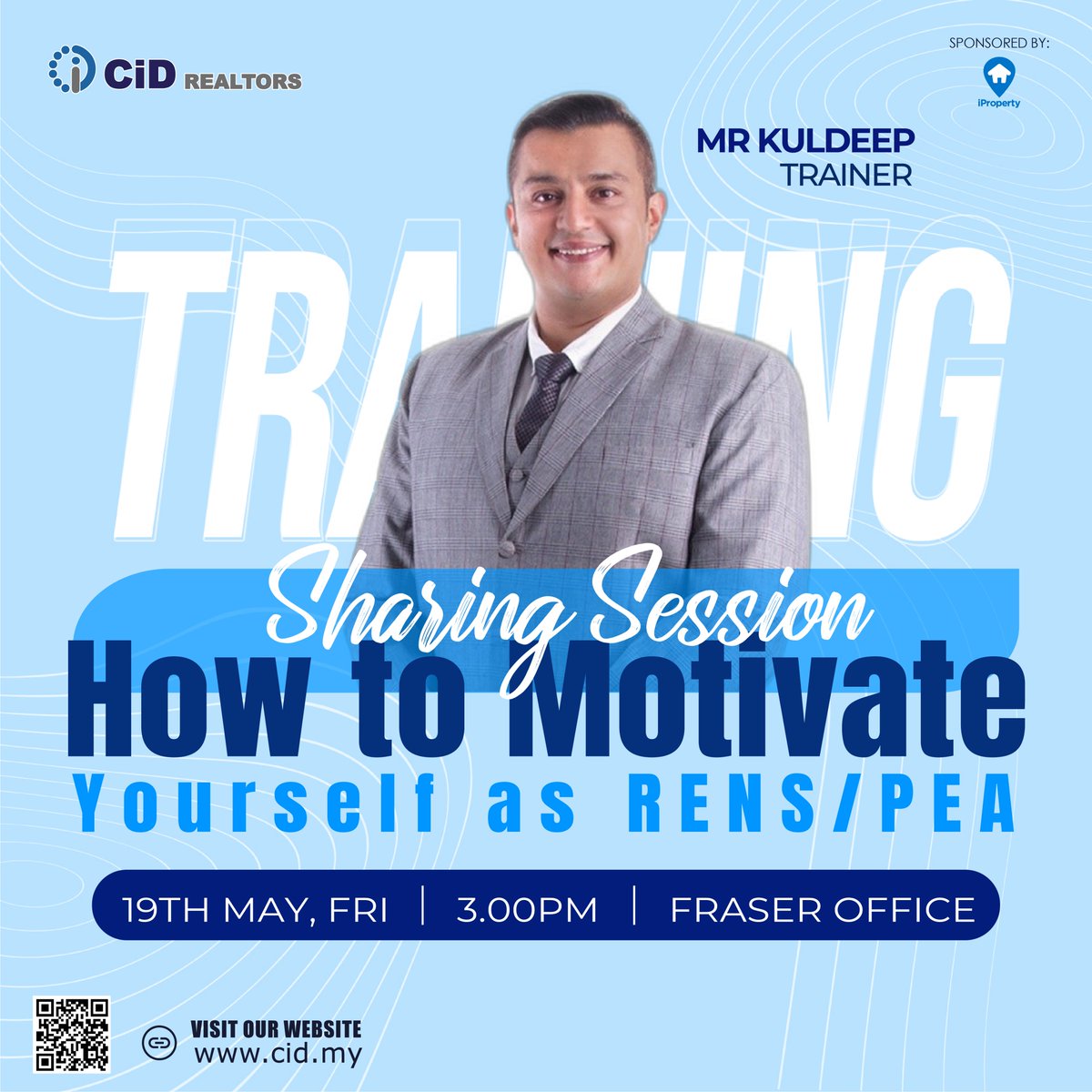CidRealtors's tweet photo. Great news to our CiD members ❗

🔥 Join our Continuous Individual Development Programs and take the first step towards becoming a highly motivated and successful REN/PEA. 🥳🥳

Mark your calendar now 📆
Date: 19th May, Fri
Time: 3pm
Venue: Fraser Office
Trainer: Mr Kuldeep https://t.co/8S1OWAfrO5