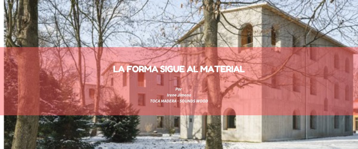 Maderayconstruc's tweet image. LA FORMA SIGUE AL MATERIAL

👉 bit.ly/3W8widS

“La forma sigue al material, es una estrategia integral para reducir la complejidad de los edificios.”

✏️ Irene Jimeno de  @I_TocaMadera 

#maderayconstruccion #construccioneficiente #sostenibilidad #simplicidad