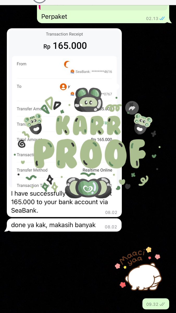 kartika jastip | OPEN CO WEB CH NO FEE NO TAX tweet media
