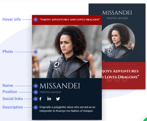 elemaxspot's tweet image. Crocoblock JetElements&apos; Team Member widget lets you garner attention for your team by allowing you to create impeccable layouts to display the staff.
#Crocoblock #jetplugins #Elementor #WordPress 

Use JetElemets to enhance your WordPress website: crocoblock.com/?ref=2602