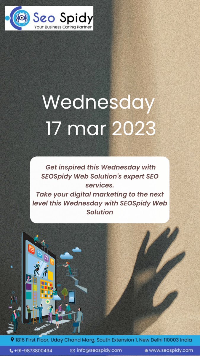 seospidy's tweet photo. #HumpDay #WellnessWednesday #WednesdayThoughts #WednesdayInspiration
#WednesdayGoals #WednesdayReminder
#WednesdayDilemma #WinsomeWednesday
#WednesdayFunFact #WednesdayWords
#WisdomWednesday #WonderfulWednesday
#WednesdayChallenge #WednesdayLove
#WednesdayGratitude https://t.co/3NhNw7qBUp