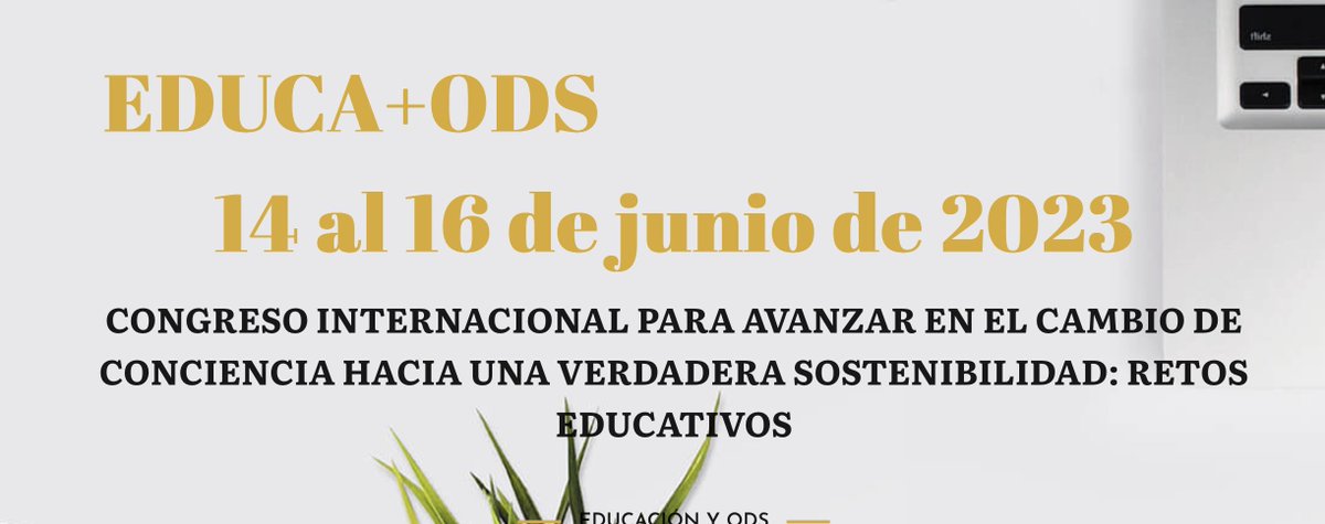 annavernia's tweet photo. https://t.co/7nprzKyYV9
EDUCA+ODS                                           
14 al 16 de junio de 2023
CONGRESO INTERNACIONAL PARA AVANZAR EN EL CAMBIO DE CONCIENCIA HACIA UNA VERDADERA SOSTENIBILIDAD: RETOS EDUCATIVOS https://t.co/i3PtbIM7nI