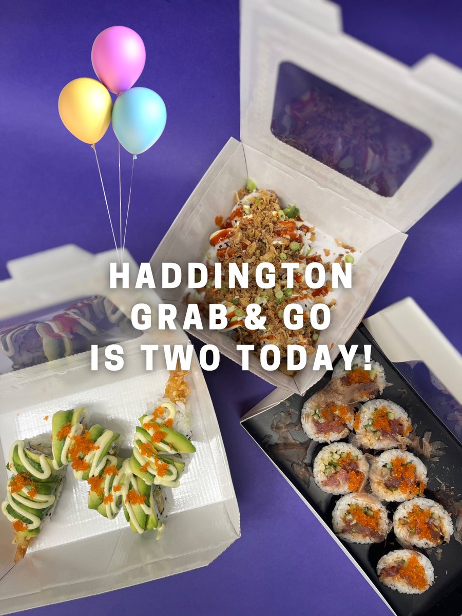 Two years ago we got the keys to what is now our first grab &amp; go! 🍣

Thank you for the support, we will never get tired of seeing someone walk out with one of our sushi bags! Thank you!

#eastlothian #haddington #minatosushi #sushi #eastlothianfood #businessbirthday