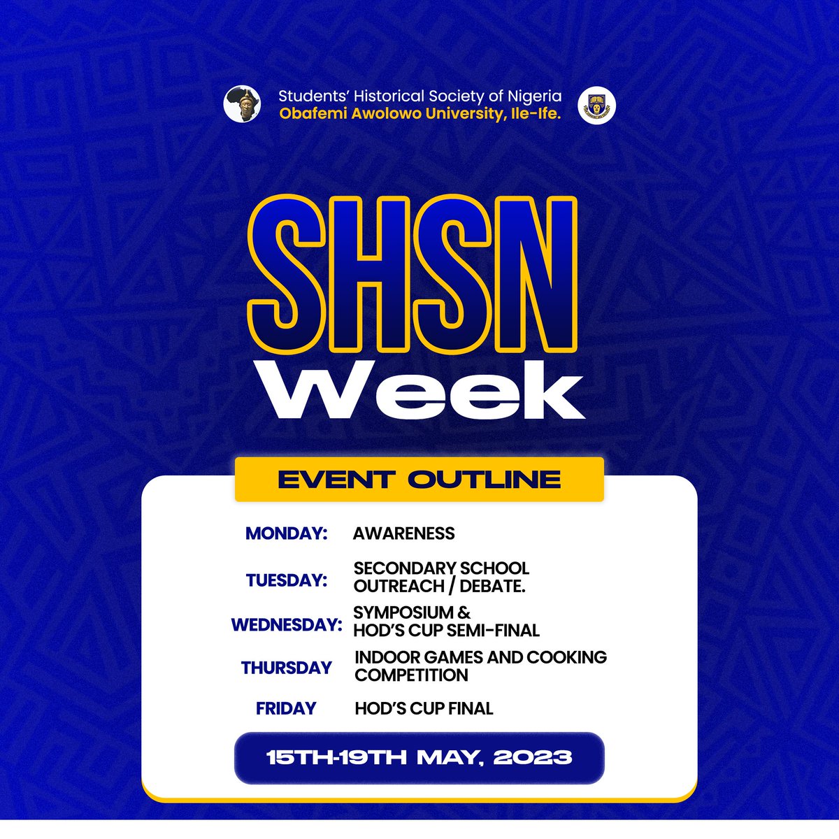 shsnOau's tweet photo. SHSN Week started yesterday and it was impactful 
See highlights of the day 👇 https://t.co/aiHmmY2vB9