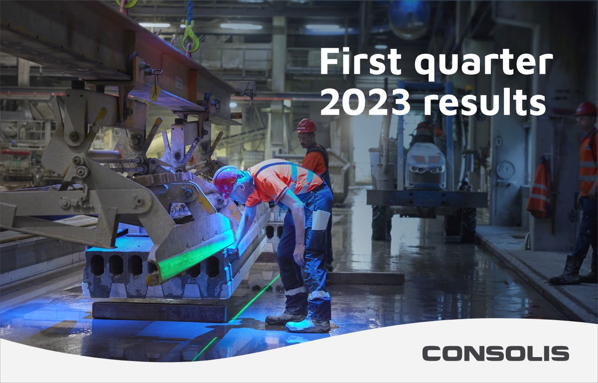 Consolis first quarter 2023 results are now available on consolis.com/investors/