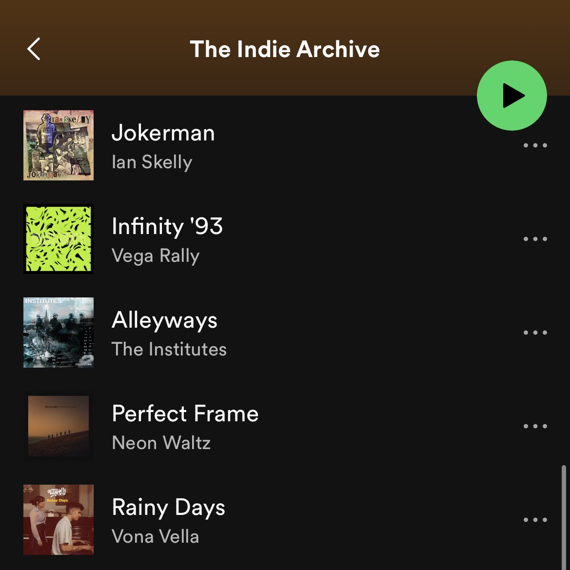 shiner_sam (@shiner_sam) on Twitter photo #TheIndieArchive #3
As we delve into the archives today… 🎶🎵
<a href="/PGCiarletta/">Phil Ciarletta</a>
<a href="/NoelGallagher/">Noel Gallagher</a>
<a href="/TheLutras/">The Lutras</a>
<a href="/SomebodysChild1/">Somebody's Child</a>
@The_Reets
<a href="/IanSkelly1/">Ian Skelly</a>
<a href="/vegarallymusic/">Vega Rally</a>
<a href="/theinstitutesuk/">THE INSTITUTES</a>
<a href="/neonwaltz/">Neon Waltz</a>
<a href="/vona_vella/">Vona Vella</a>
open.spotify.com/playlist/1ZzUa… #TheIndieArchive #3
As we delve into the archives today… 🎶🎵
<a href="/PGCiarletta/">Phil Ciarletta</a>
<a href="/NoelGallagher/">Noel Gallagher</a>
<a href="/TheLutras/">The Lutras</a>
<a href="/SomebodysChild1/">Somebody's Child</a>
@The_Reets
<a href="/IanSkelly1/">Ian Skelly</a>
<a href="/vegarallymusic/">Vega Rally</a>
<a href="/theinstitutesuk/">THE INSTITUTES</a>
<a href="/neonwaltz/">Neon Waltz</a>
<a href="/vona_vella/">Vona Vella</a>
open.spotify.com/playlist/1ZzUa…