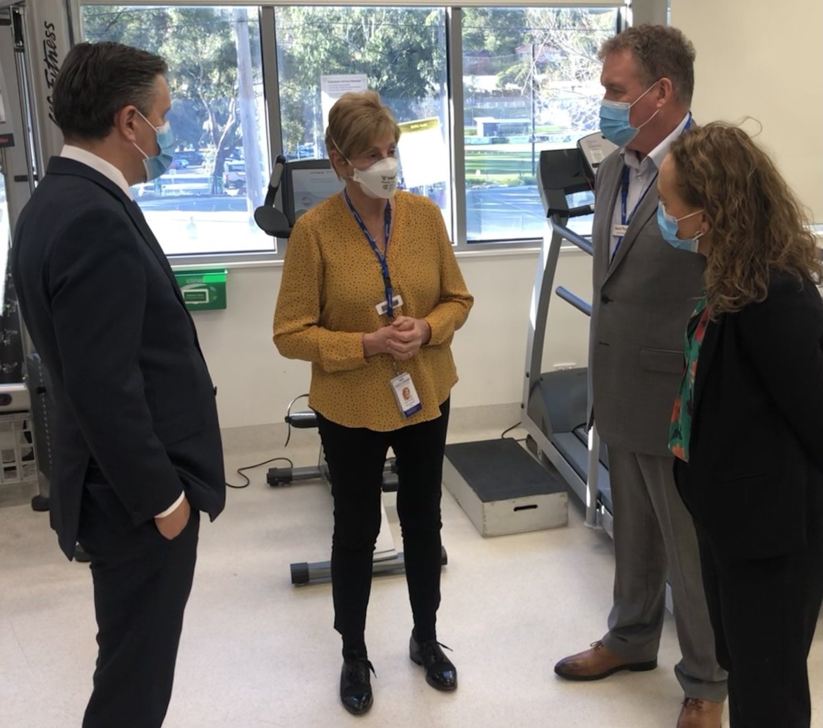 CEOatEastern's tweet photo. We had the pleasure of welcoming @Mark_Butler_MP and @MaryDoyleMP to our @easternhealthau Angliss campus. 

A great opportunity to showcase or Community Rehabilitation, Emergency and Intensive Care Services. https://t.co/01Mm9x2q1V