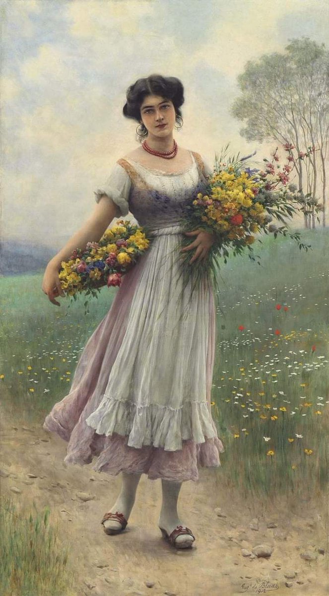 MarwanKhaddaj's tweet photo. 🎨
"A maiden gathering flowers"
By:
#Eugene_Von_Bless
Was an #Italian 🇮🇹 #Painter #classical_art
#Oil_on_canvas
#art https://t.co/mPB1xB1jwa
