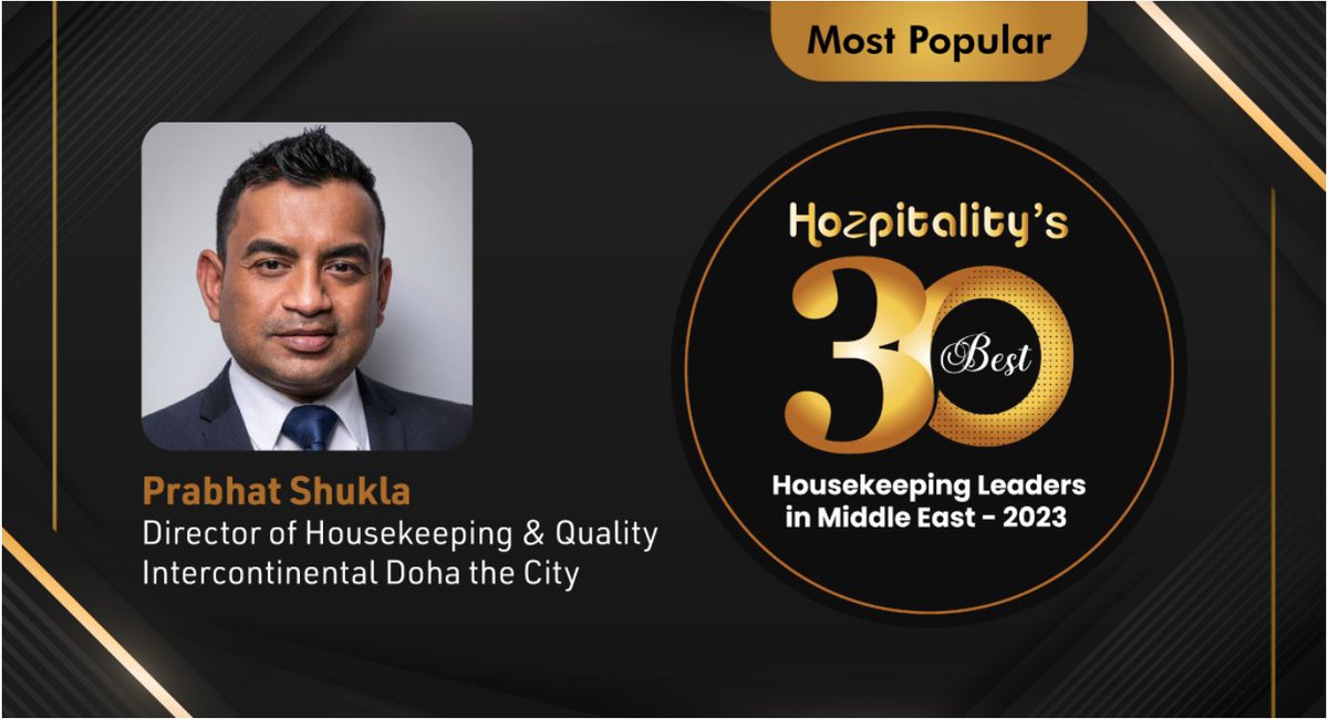 Recognitions are always joyous &amp; Ignites the passion !!! Thank you my alma mater <a href="/ihmGwalior/">Institute of Hotel Management Gwalior Official</a> fraternity <a href="/HousekeeperDoha/">Qatar Housekeepers Association</a> Colleagues &amp; team <a href="/Icdohathecity/">InterContinental Doha The City</a>  <a href="/hozpitality/">Hozpitality</a>  <a href="/iamrajbhatt/">Raj Bhatt</a>  <a href="/VandanaBhatt/">Vandana Joshi Bhatt</a>    #AHA