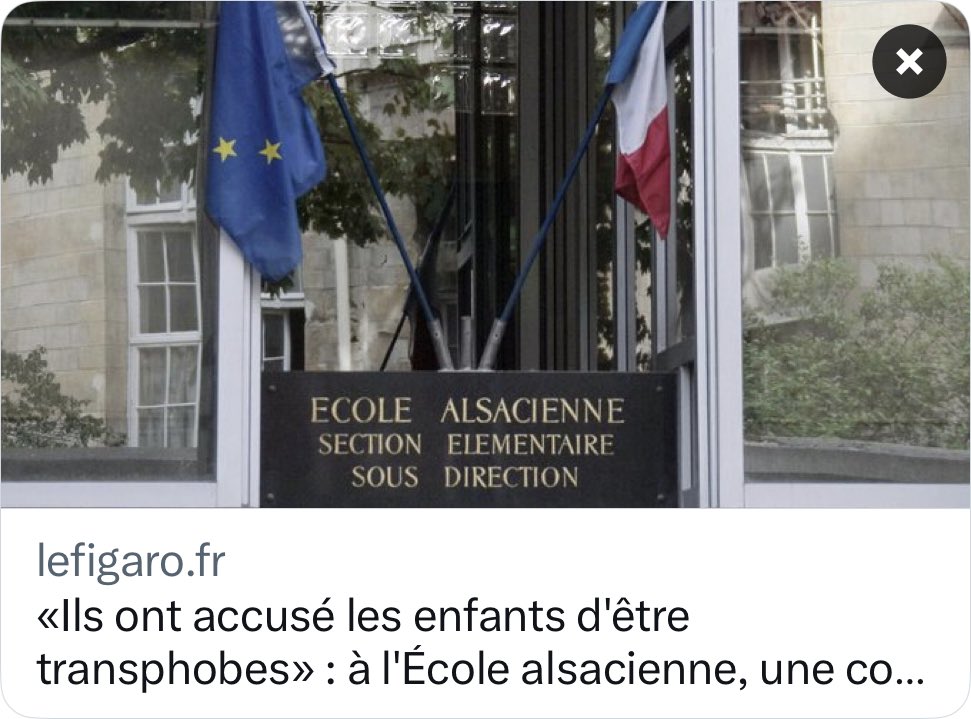 adrenaline1001's tweet photo. OUPS.! > Ils ont accusé les enfants d'être transphobes»: à l'#ÉcoleAlsacienne, une conférence #OUTrans scandalise les parents
..alors qu’aucun enseignants n’était présent ils ont fait de la «propagande» en faveur du «militantisme trans» expliquant qu’un homme peut être "enceint" https://t.co/4ajzbtqo4S